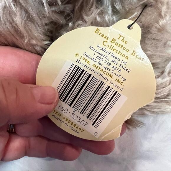 Brass Button Bear Vintage Sunflower 90s Blossom Bear 10” - Picture 7 of 8